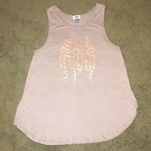 EUC Old Navy Printed Swing Tank